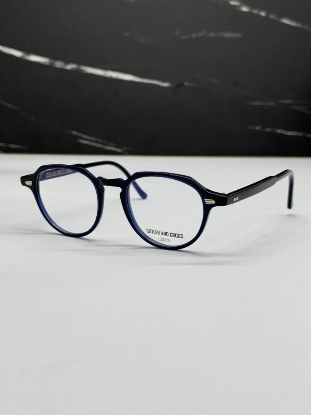 NEW CUTLER AND GROSS BLUE UNISEX EYEGLASSES CG1313V2 003 EYEWEAR